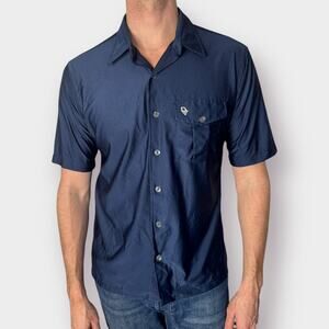 70s‎ Liberty House by Christian Dior Navy Shirt Size M